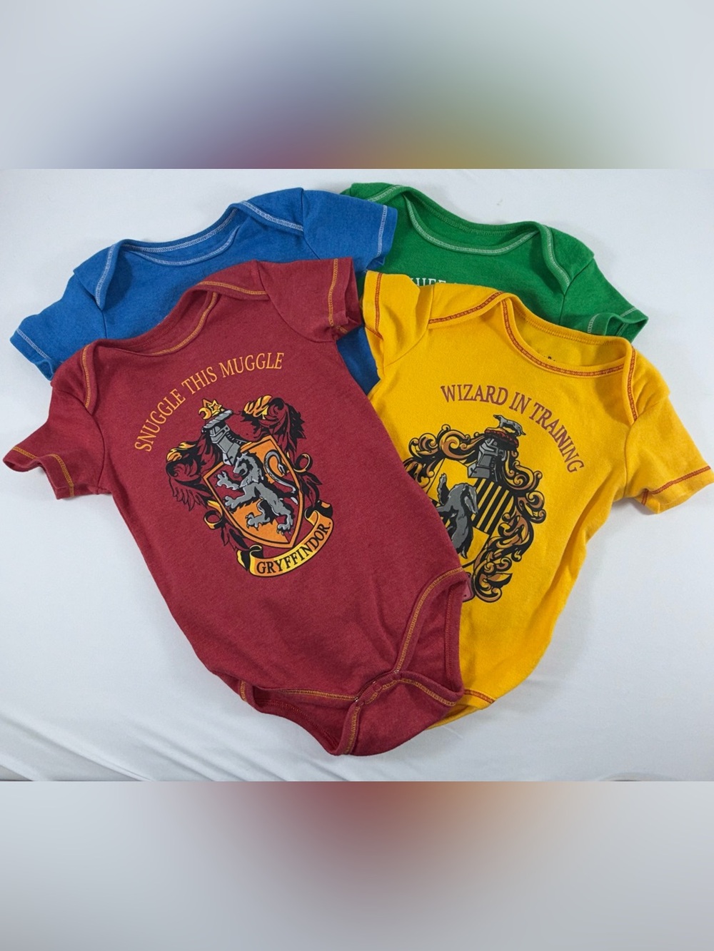 Wizarding World of Harry Potter 18M Unisex Toddler 4-Piece Bodysuit Bundle